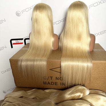 613 Straight Human Hair Wig 13x4 Lace Front Balanced Density Program