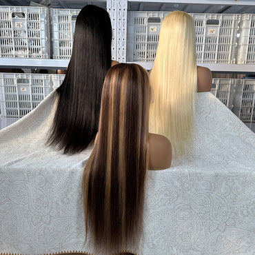 Clearance P4/27 ombre color straight lace front wigs