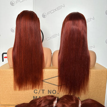 Reddish brown straight wigs for beauty supply stores