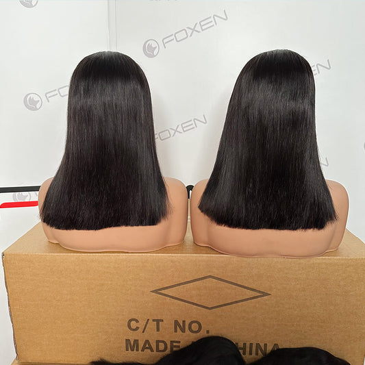 Bulk black bob wigs for hair vendors and distributors