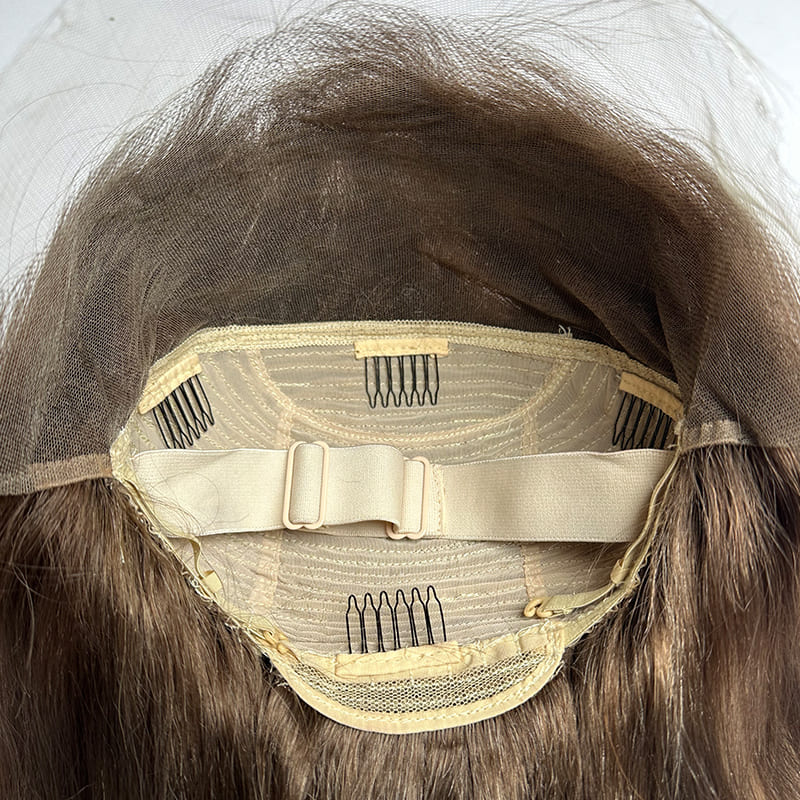 long custom ombre straight human hair wigs 13*4 HD lace frontal bulk low moq