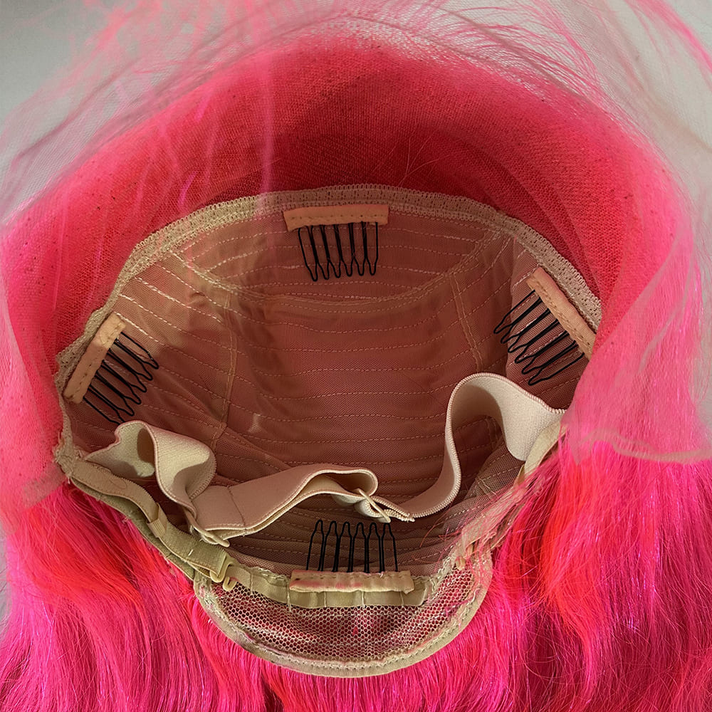 custom-made pink body wave wigs for wholesalers