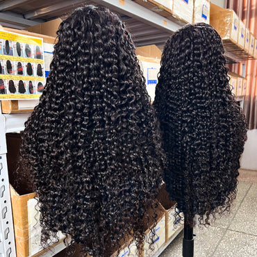 30+ inch water wave black hair extensions