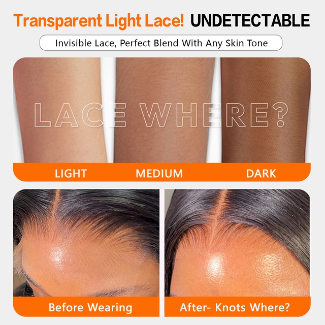 Real high-definition transparent lace