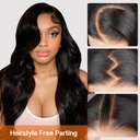 High Transparent Lace Front Wig Body Wave 13*4 13*5 13*6 Lace Wig Raw Virgin Hair Free Parting Natural Hairline