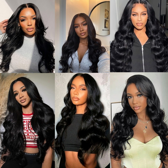 High Transparent Lace Front Wig Body Wave 13*4 13*5 13*6 Lace Wig Raw Virgin Hair Free Parting Natural Hairline