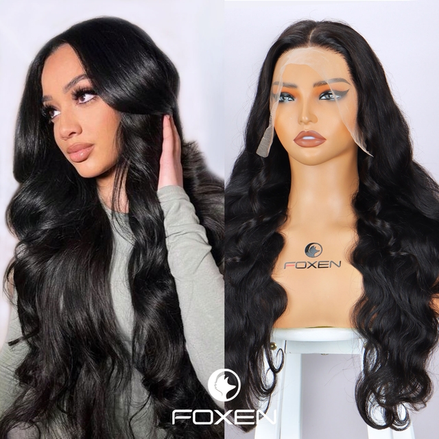 High Transparent Lace Front Wig Body Wave 13*4 13*5 13*6 Lace Wig Raw Virgin Hair Free Parting Natural Hairline