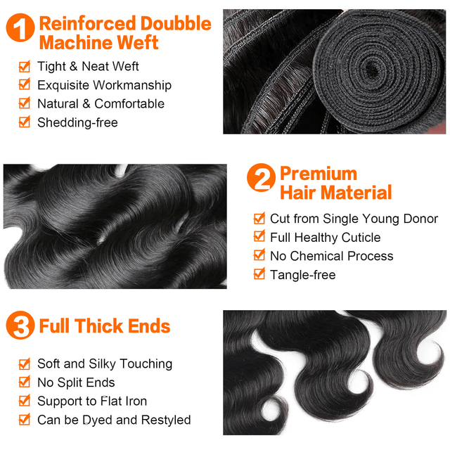 Body Wave Bundles Human Hair