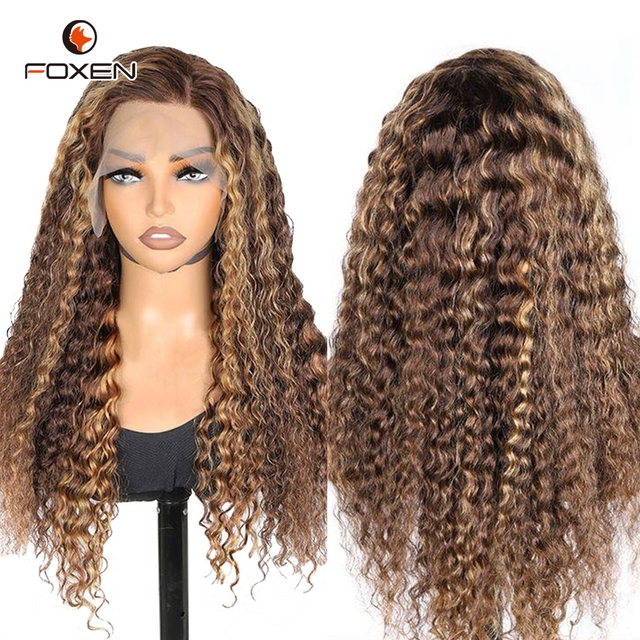 Foxen Human Hair deep wave wig styles
