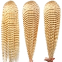 613 blonde deep wave wig