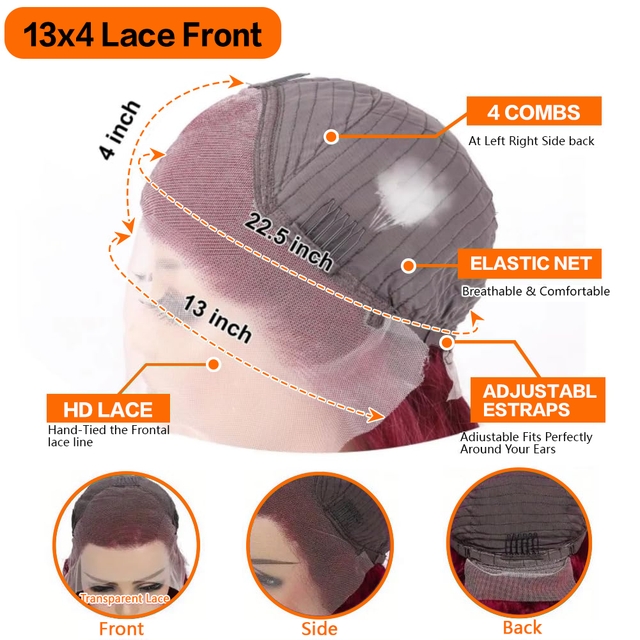 99j lace front wigs human hair