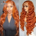 Foxen Ginger Orange Lace Front Wigs