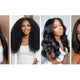 Women’s 200% Density Indian Water Wave Human Hair Wigs