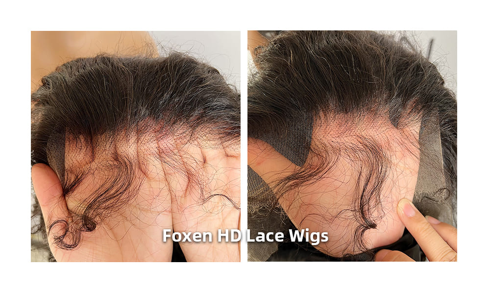 Glueless HD lace wig human hair