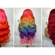 mixed texture human hair wigs