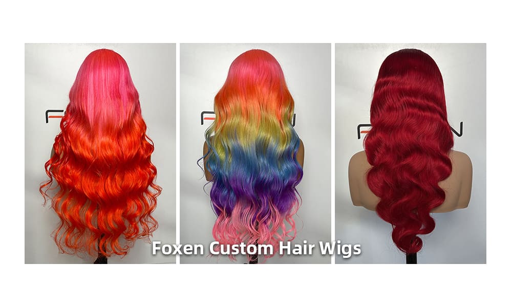 mixed texture human hair wigs