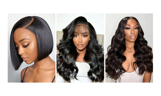 Chestnut brown ombre pixie cut wigs for mature women