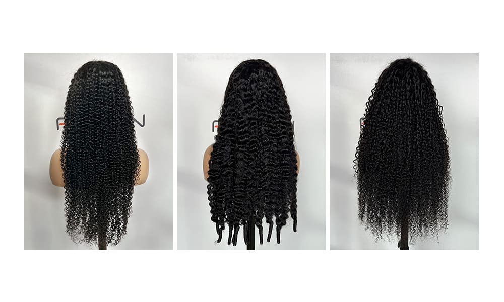 remy human hair curly wigs