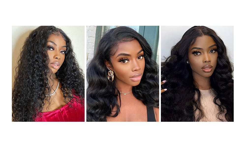 transparent lace human hair wigs for dark skin