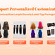 Custom human hair wig sample service manufacturer