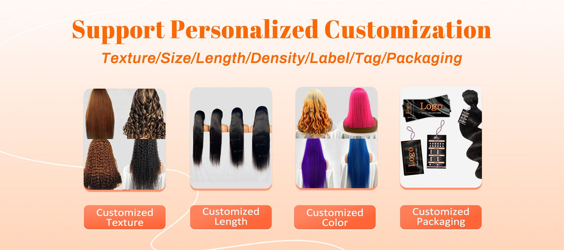 large batch custom colored hair wigs Foxen