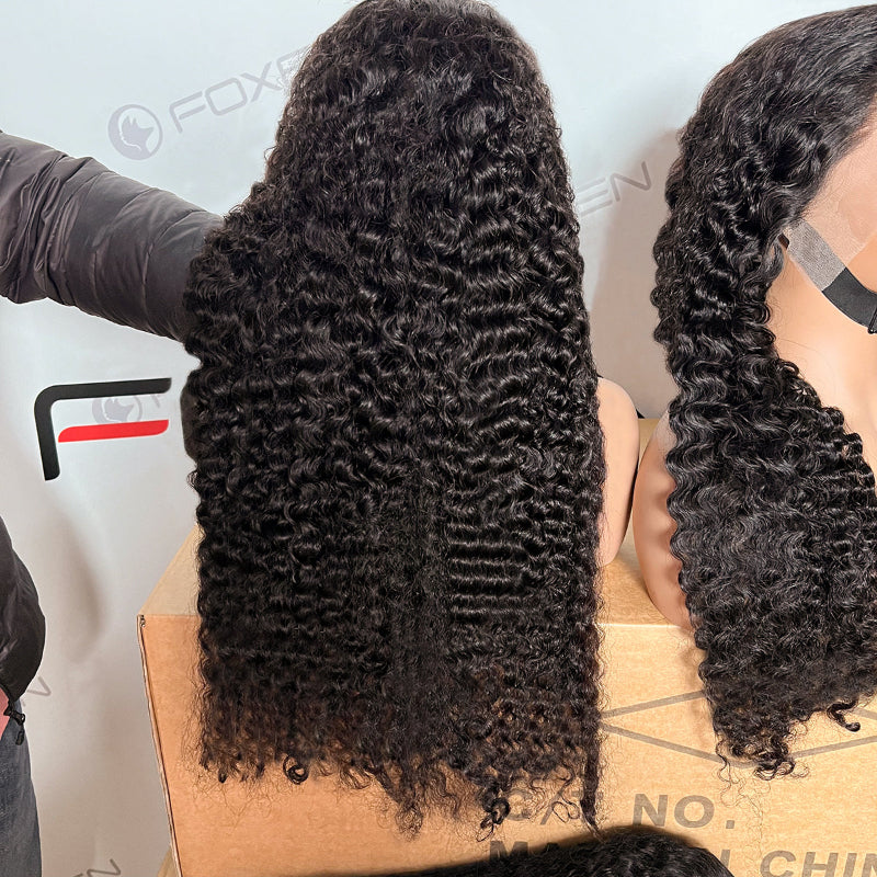 Natural looking Burmese curly wig for Black women