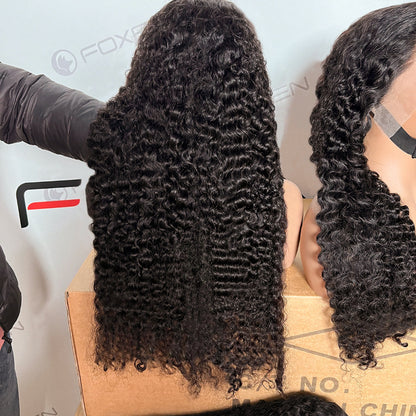 Natural looking Burmese curly wig for Black women