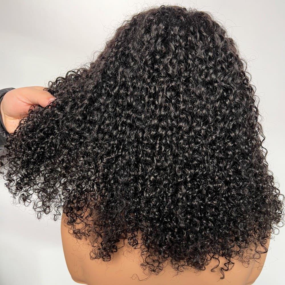 affordable black pixie curly wig
