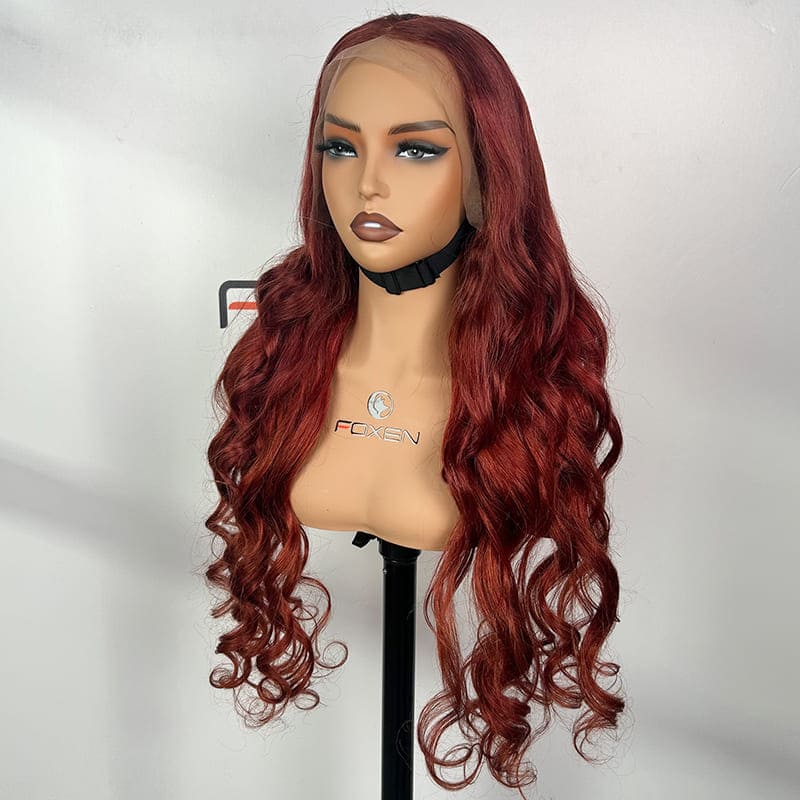 bulk 13x4 long curly lace front wigs custom color