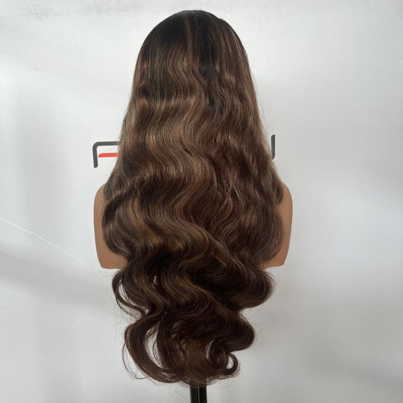 wholesale 13x6 HD lace front body wave wigs custom color bulk