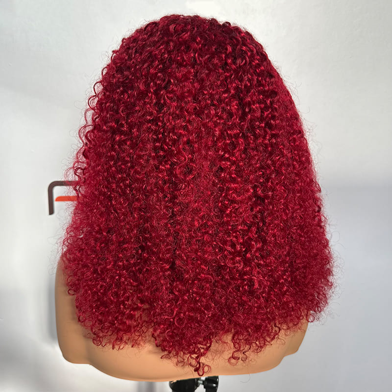 18 inch burgundy human hair headband wig manufacturer