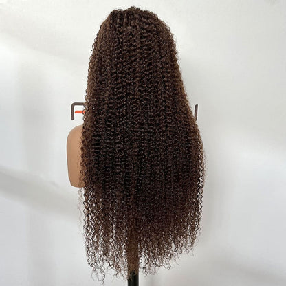 raw remy hair #4 dark brown curly vendor