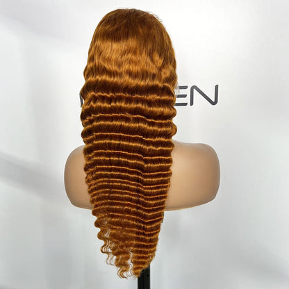 ginger deep wave wigs for online resellers