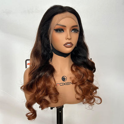 200% density natural wave wig thick full voluminous lace frontal