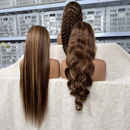 mixed texture P4/27 ombre lace wigs wholesale