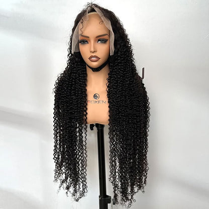 real human hair curly wig for salon resale