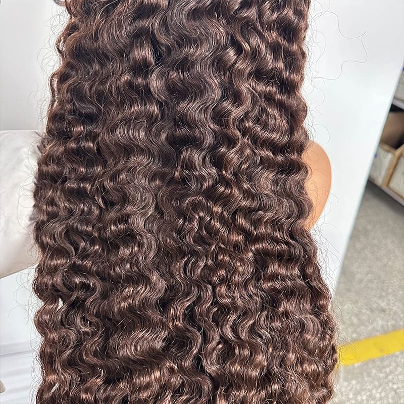 4# brown Burmese Curly wigs wholesale price list Foxen factory bulk