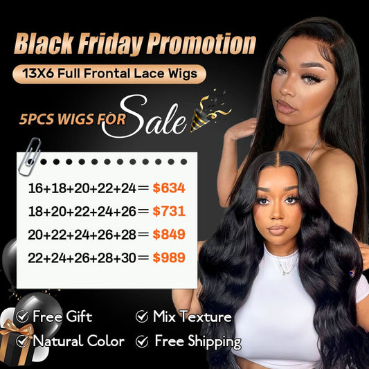 Stock up on human hair wigs Black Friday wholesale