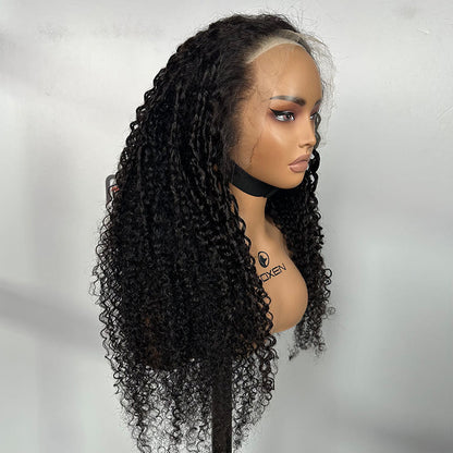 Bulk 13*6 HD Lace Frontal Natural Black Pixie Curly – Black Hair Wigs for Beauty Supply