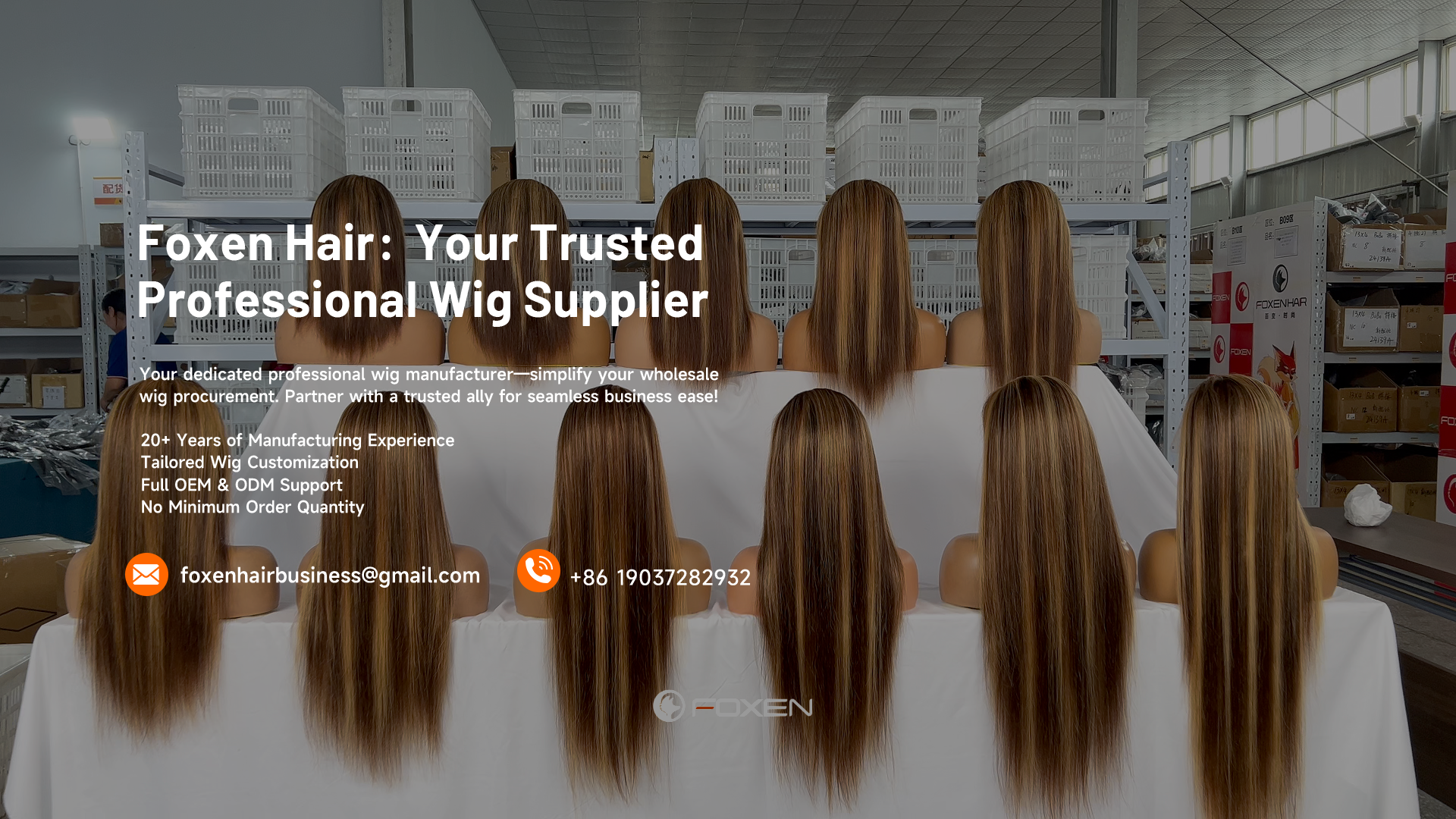 Load video: Wholesale 100% human hair wigs low MOQ for boutique retailers
