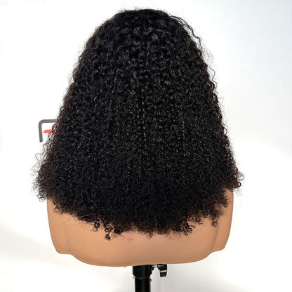 Luxury 200% density human hair curly wigs for professional use
