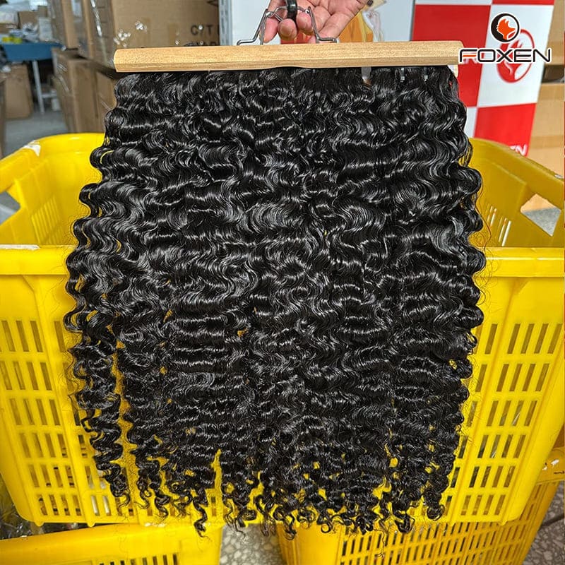 Burmese Curly Hair Bundles for Hair Weave – Factory Bulk Sale