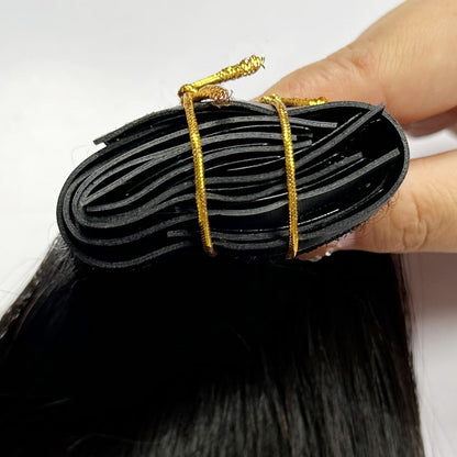 Bulk clip in human hair