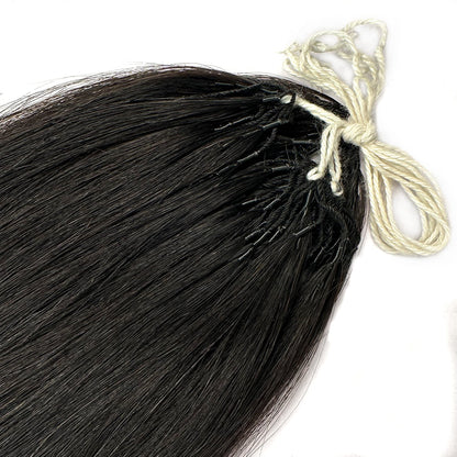 Bulk human hair crochet braids