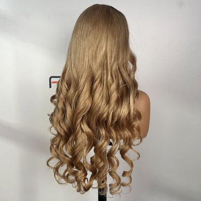 Glueless 13x4 lace front wigs 28 inch long curly