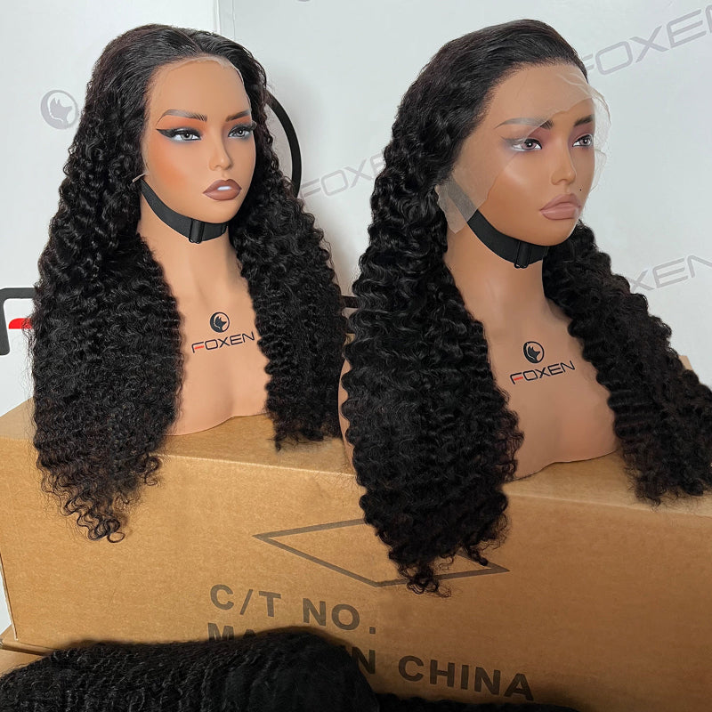 Soft and bouncy Burmese curly human hair wig