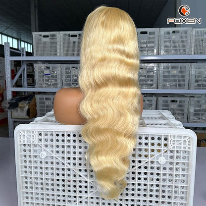  613# Blonde Body Wave Human Hair Wigs Factory Bulk for Retailers