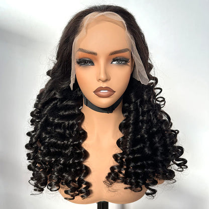 13x4 transparent lace loose wave wigs wholesale