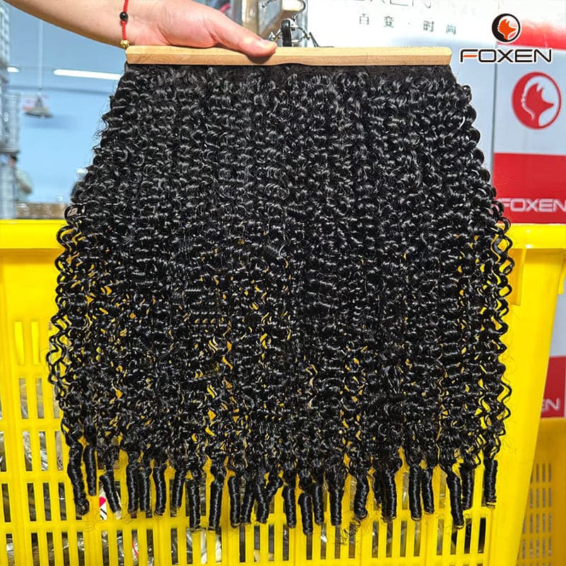 Virgin Cambodian French Wave Hair Bundles Factory Bulk Supply
