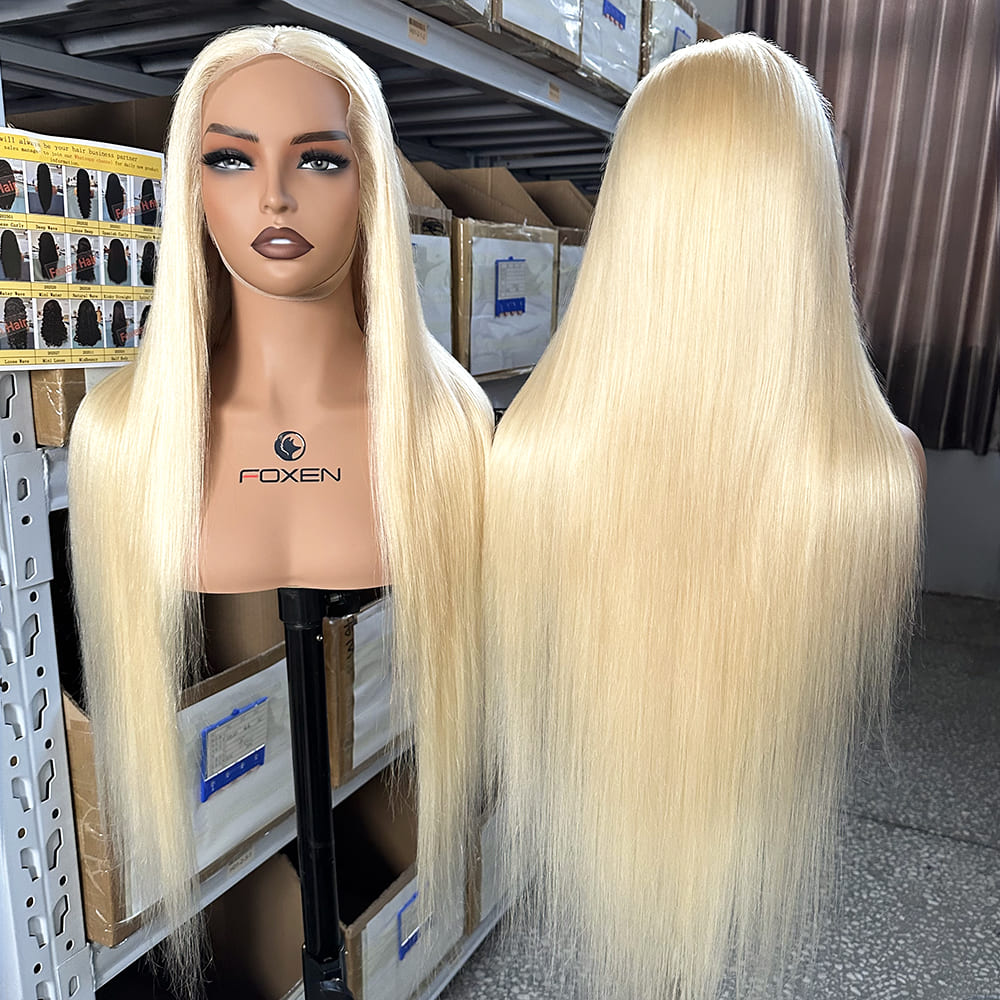 613 Straight Human Hair 13x4 Lace Front Wig Wholesale